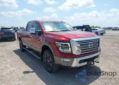 2021 Nissan Titan Xd Platinum Reserve 4X4 из США, поврежденный, VIN 1N6AA1FBXMN516906